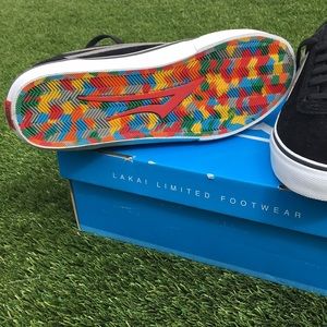 Lakai Manchester Black/Grey Suede